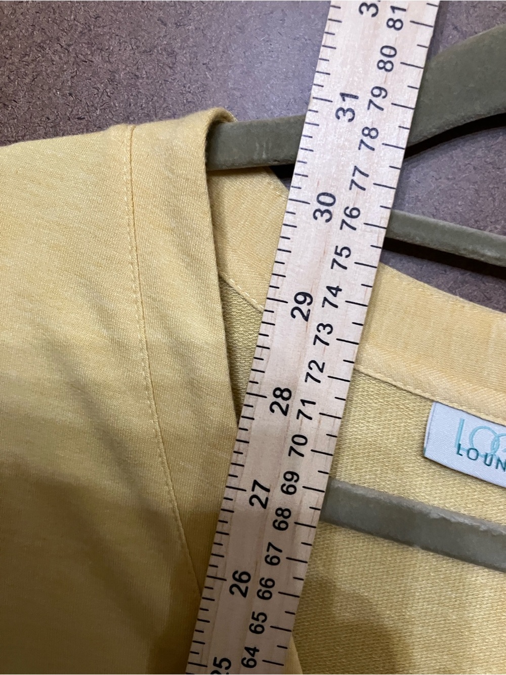 Logo Lounge Lace Panel Zip Top - Yellow - Picture 8 of 11